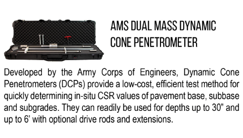 AMS Dual Mass Dynamic Cone Penetrometer